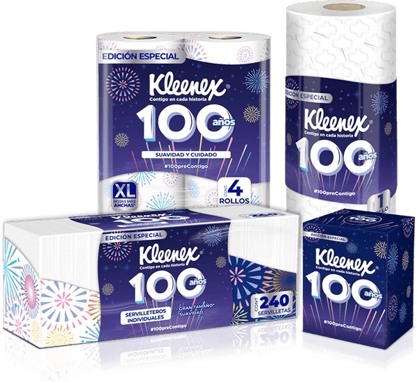 Productos Kleenex edición especial